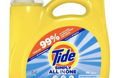 FREE Tide Detergent After Cash Back!